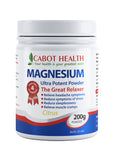 Cabot Health Magnesium Ultra Potent Citrus Powder 200g