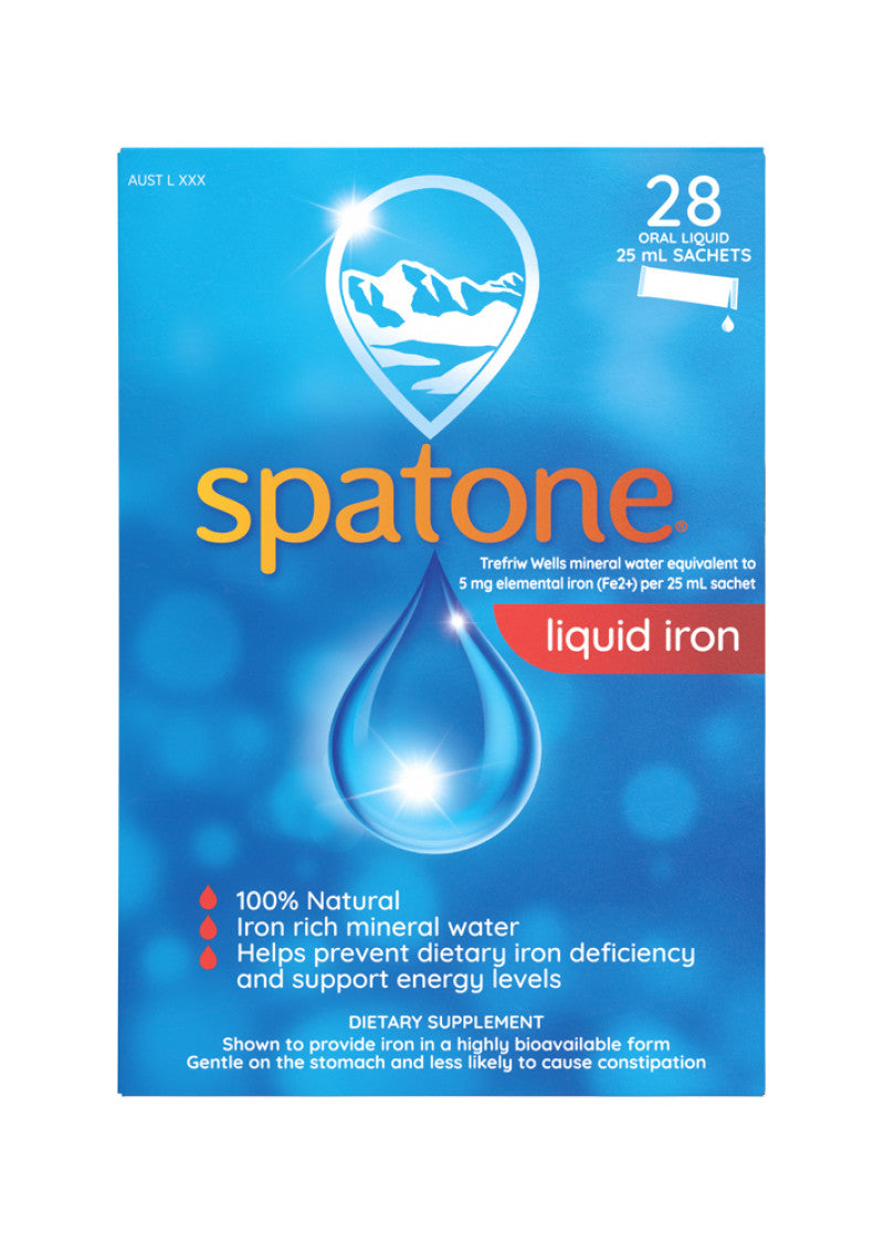 Spatone Liquid Iron Supplement Sachets 25ml x 28 Pack