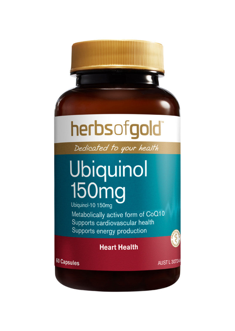 Herbs Of Gold Ubiquinol 150mg 60c