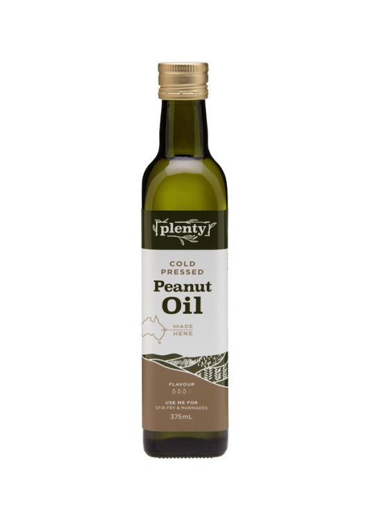 Plenty Cold Pressed Peanut Oil 375ml