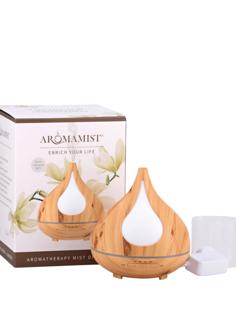 Aromamist Ultrasonic Mist Diffuser Woodgrain Beech