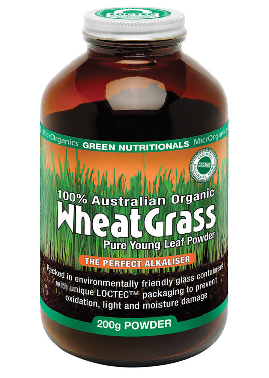 Green Nutritionals Org Australian WheatGrass Powder 200g