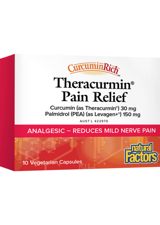 Natural Factors Theracurmin Pain Relief 10vc