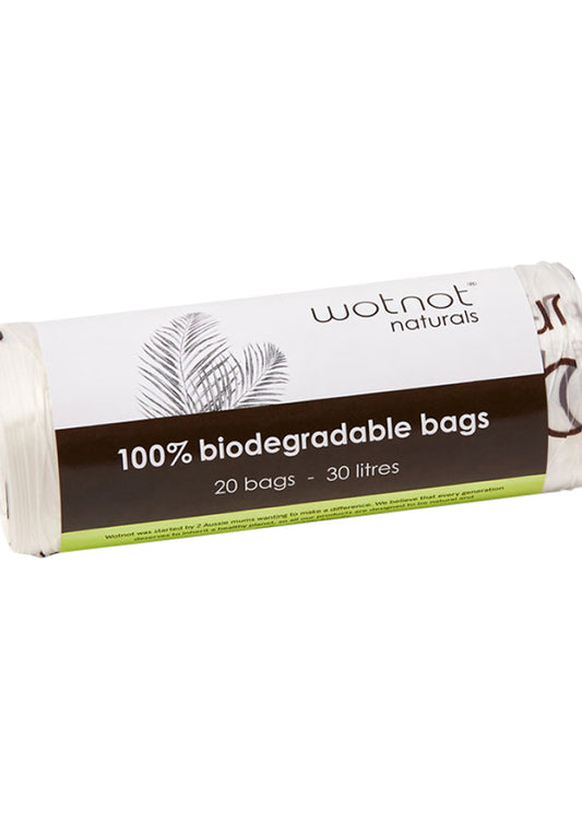 Wotnot Nat Bag Biodegradable 30l Bin Liner Roll