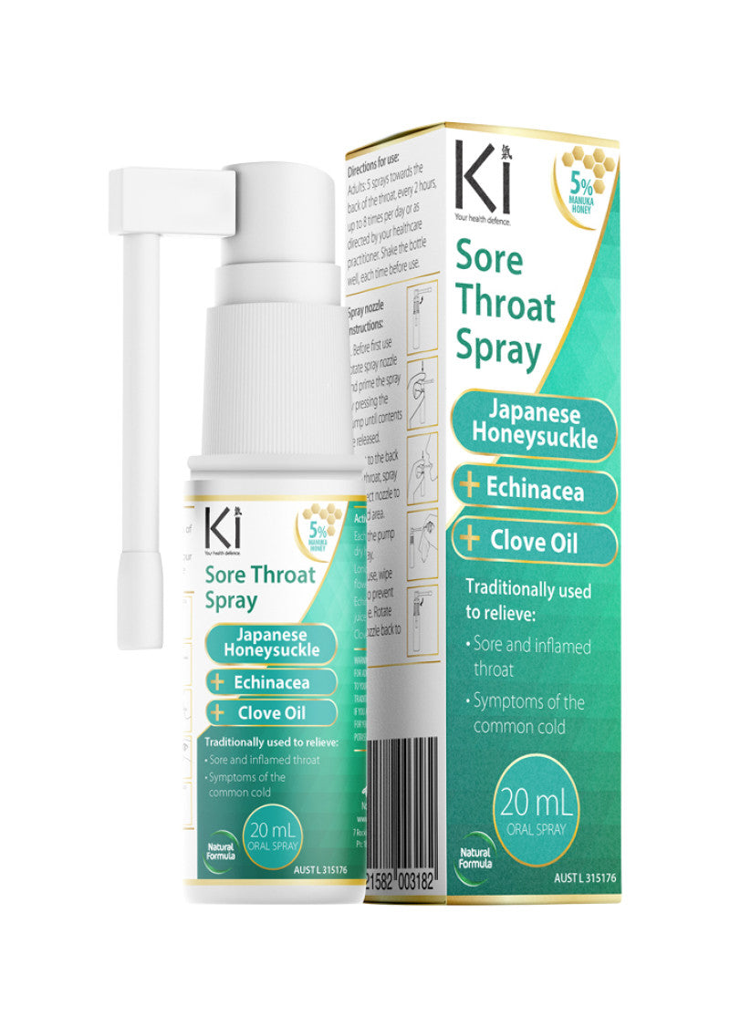 Martin Pleasance Ki Sore Throat Spray 20ml