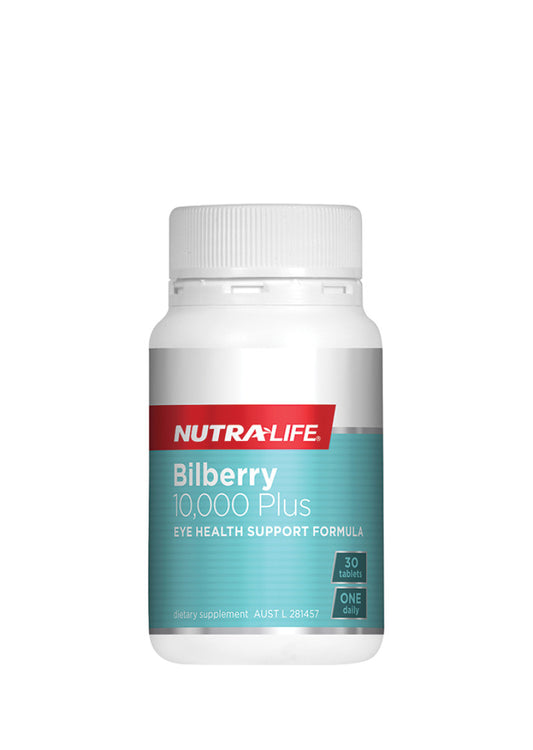 NutraLife Bilberry 10,000 Plus 30t