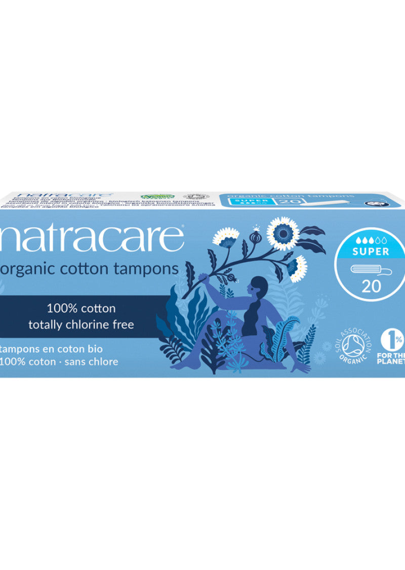 Natracare Tampons Org Cotton Super x 20 Pack