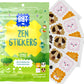 NATPAT Org Zen Stickers x 24 Pack