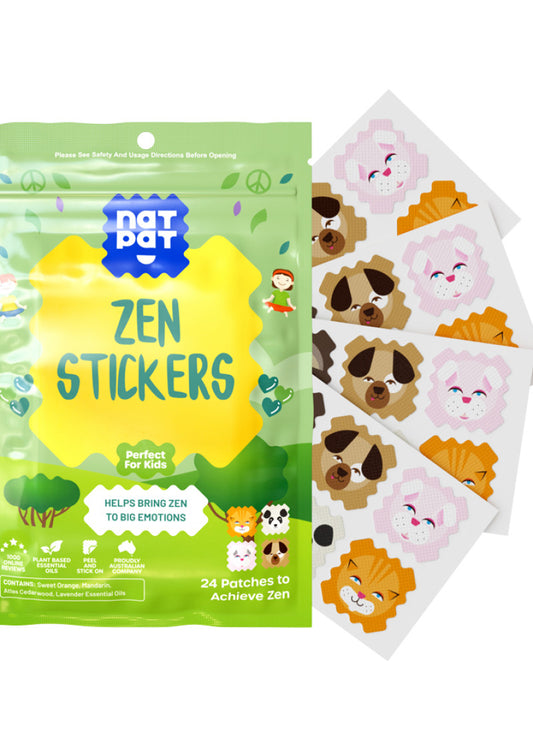 NATPAT Org Zen Stickers x 24 Pack