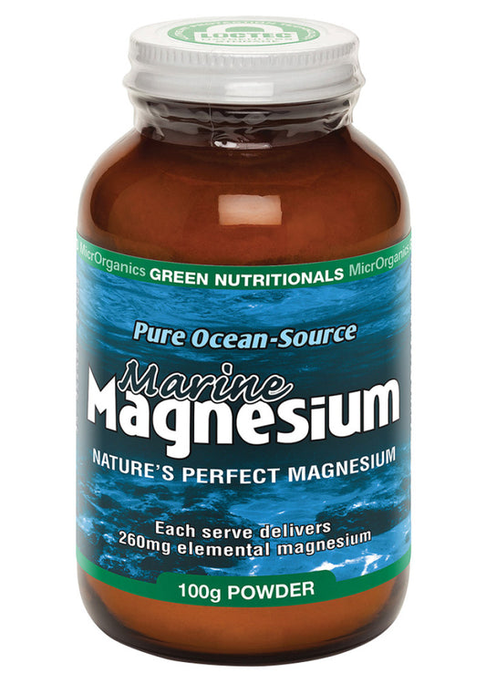 Green Nutritionals Marine Magnesm Ocean Source Pwd 100g