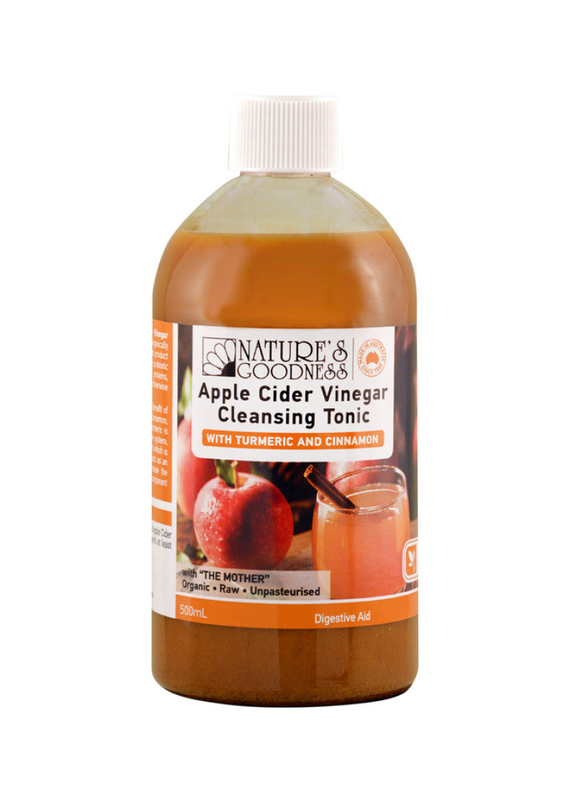 Nat Goodness Apple Cider Vinegar Cleansing Tonic 500ml