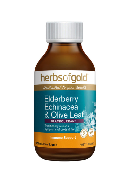 Herbs Of Gold Elderberry Echinacea And Olive Leaf 200ml