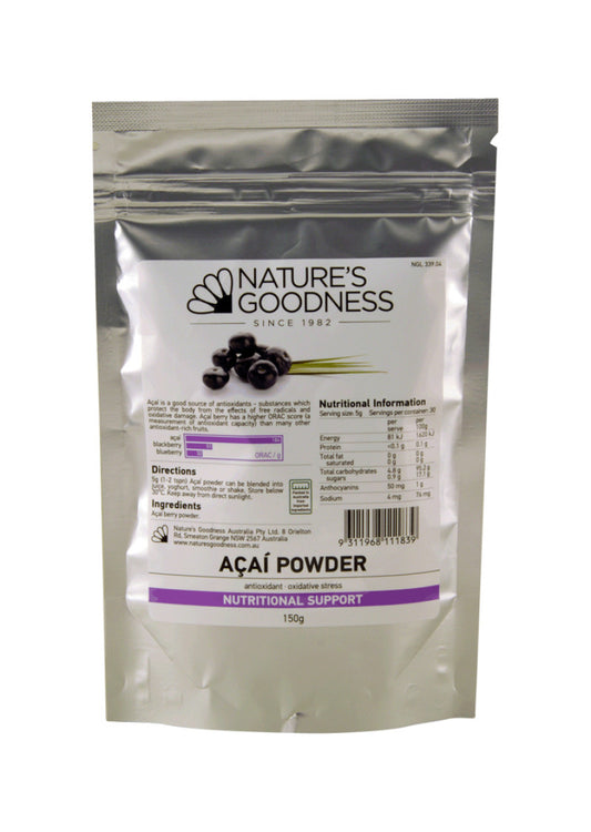 Nat Goodness Acai Powder 150g