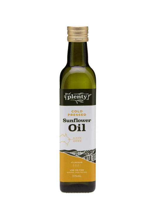 Plenty Cold Pressed Sunflower Oil 375ml