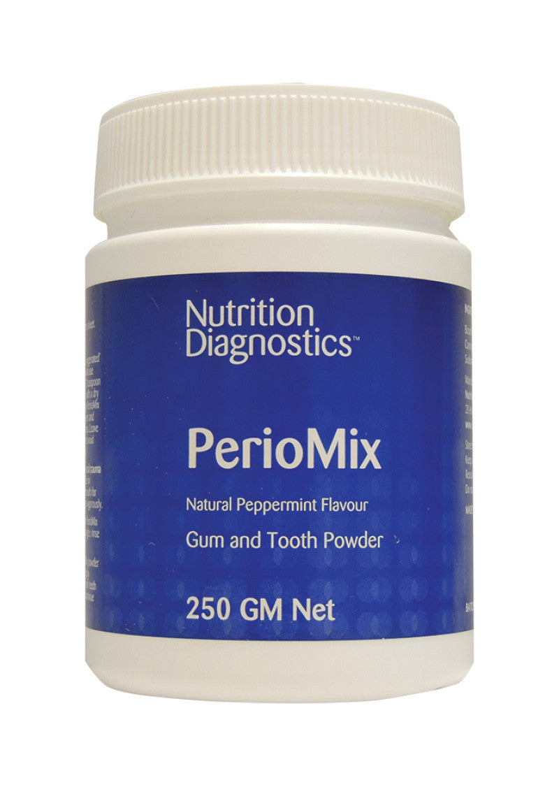 Nutrition Diagnostics Periomix Gum Tooth Pwd Peppermint 250g