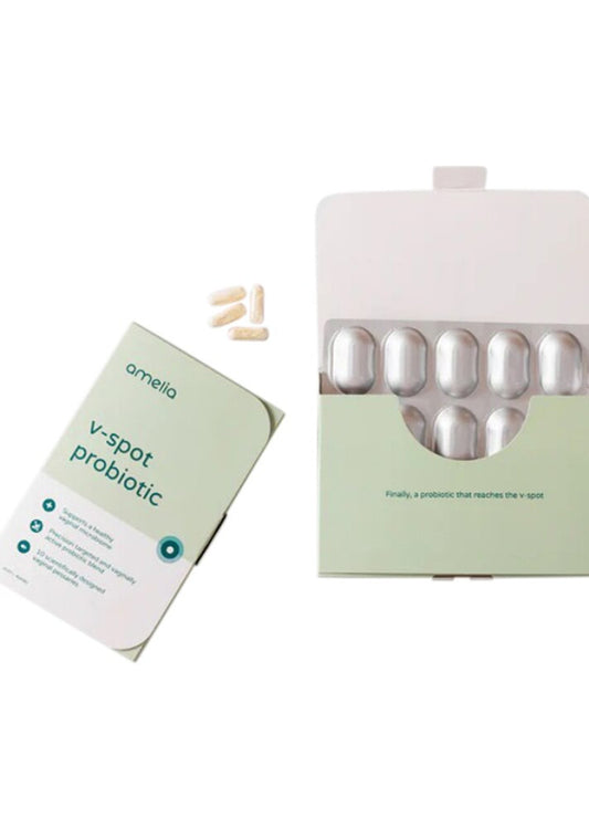 Amelia V Spot Probiotic Vaginal Pessaries x 10 Pack