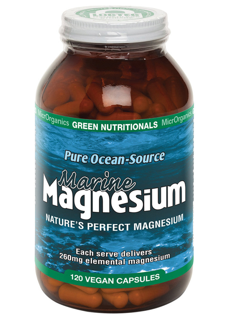 Green Nutritionals Marine Magnesium Ocean Source 120c