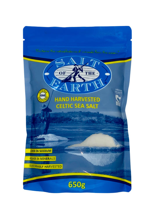 Salt Of The Earth Celtic Sea Salt Fine 650g