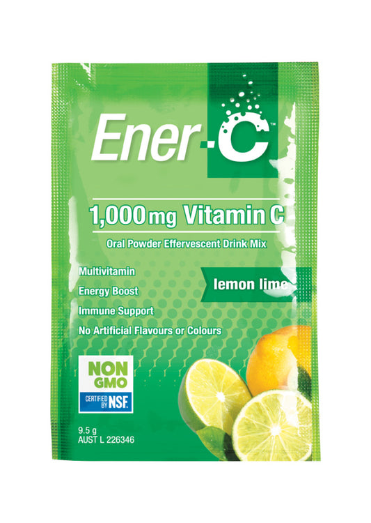 Martin Pleasance Ener C Vit C Lemon Lime Sachet 9.5g x 12Pk