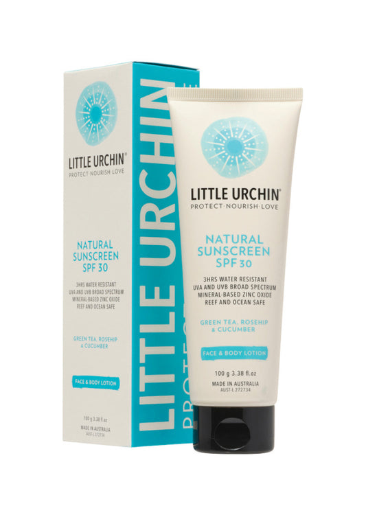 Little Urchin Natural Sunscreen SPF 30 Plus 100g