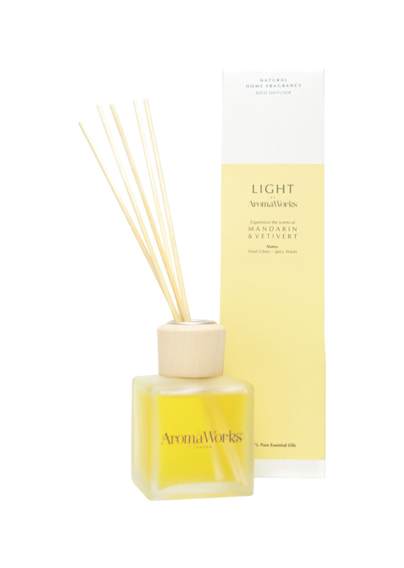 AromaWorks Light Reed Diffuser Mandarin and Vetivert 100ml