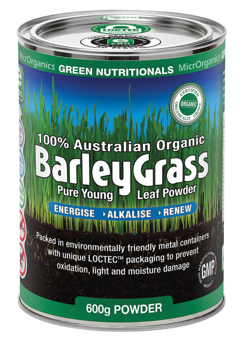 Green Nutritionals Org Australian BarleyGrass Powder 600g