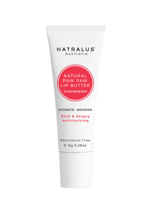 Natralus Natural Paw Paw Lip Butter Strawberry 8g