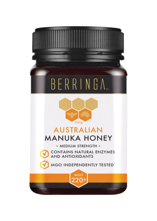 Berringa Honey Aust Manuka Medium Strength (MGO 220) 500g