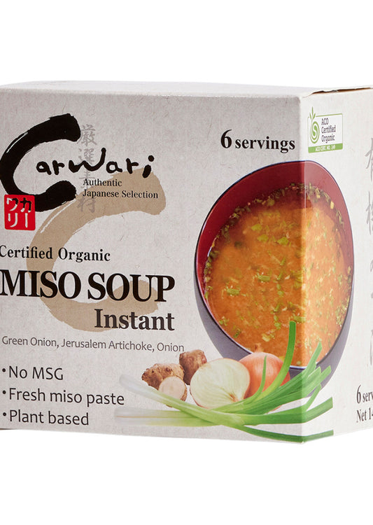 Carwari Miso Soup Instant X 6 Serves (148.8g Net)