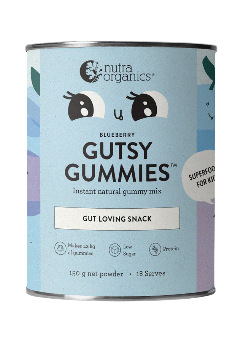 Nutra Organics Kids | Gutsy Gummies Blueberry 150g