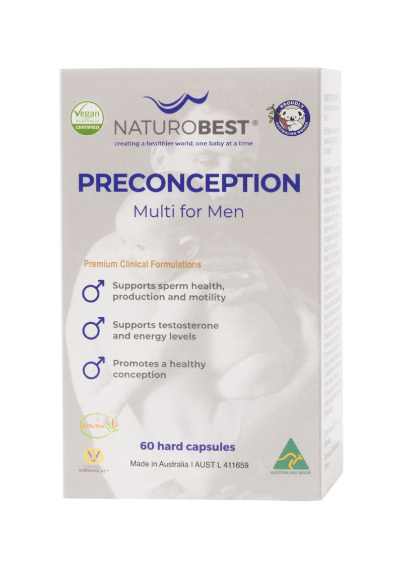 NaturoBest Preconception Multi for Men 60c