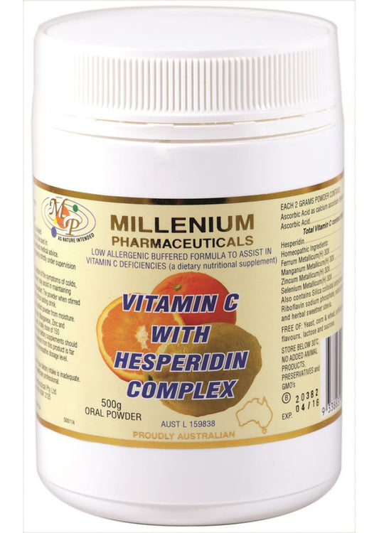 Millenium Pharmaceuticals Vitamn C Hesper Complx 500g