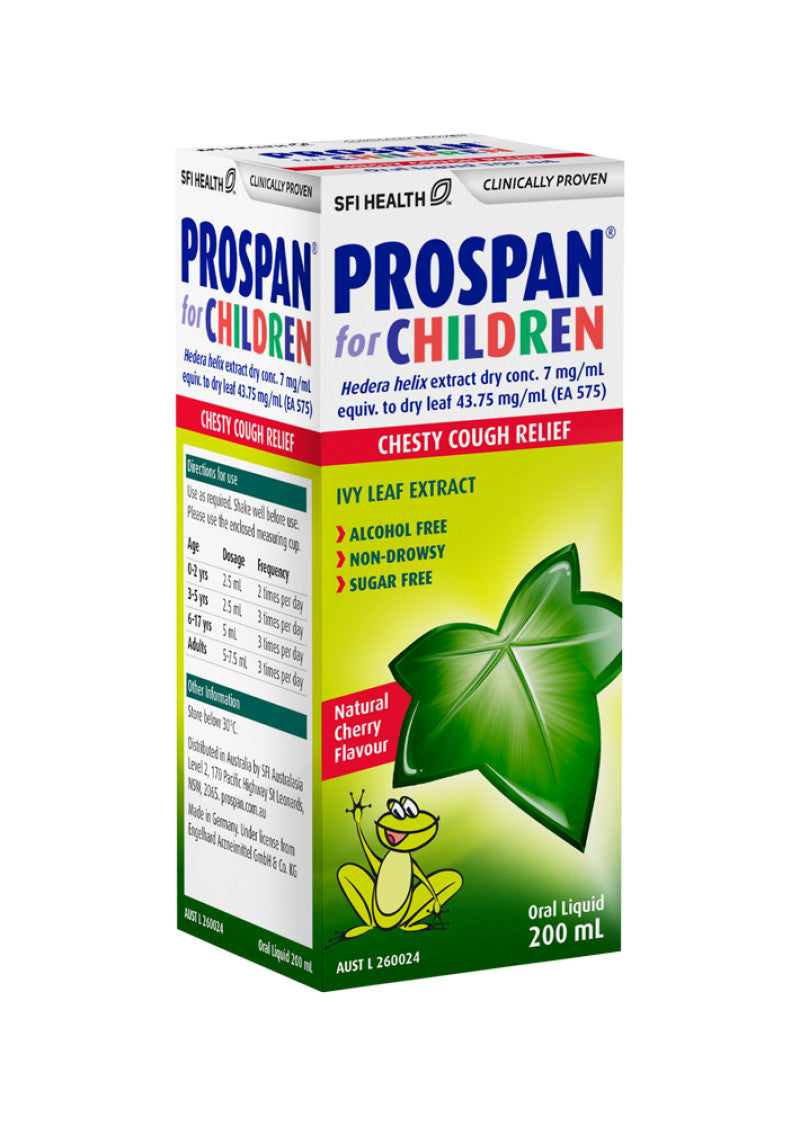 SFI Health Prospan For Children Chesty Cough Relief 200ml