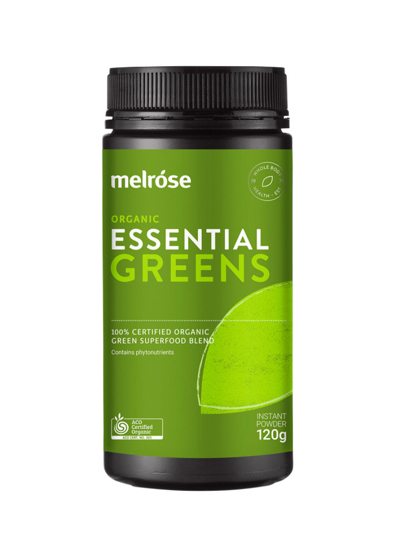 Melrose Organic Essential Greens Powder 120g