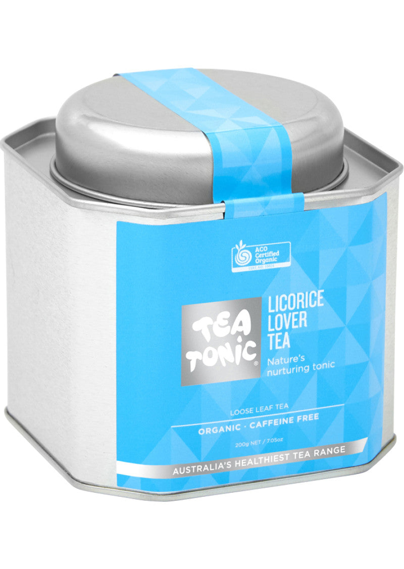 Tea Tonic Organic Licorice Lover Tea Caddy Tin 200g