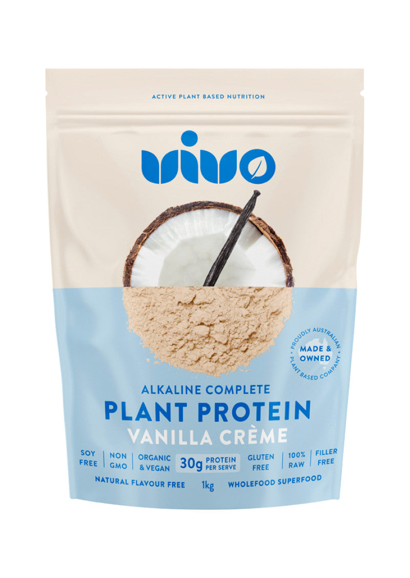 Vivo Org Protein Plant Alkaline Complete Vanilla Creme 1kg