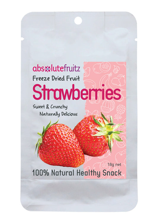 Absolutefruitz Freeze Dried Whole Strawberries 18g