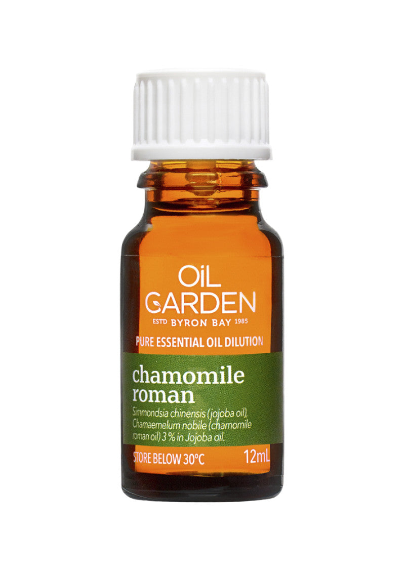 Oil Garden Essential Oil Dilutn Chamomile Roman 3 perc Jojoba 12ml