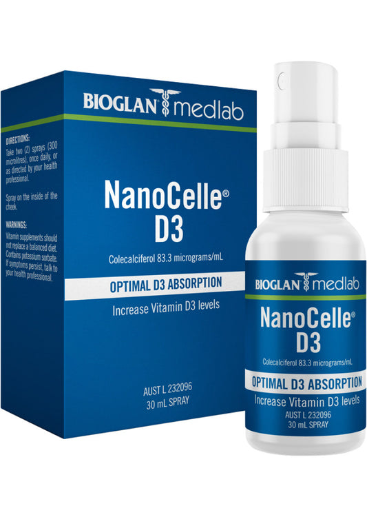 Bioglan Medlab NanoCelle D3 Spray 30ml