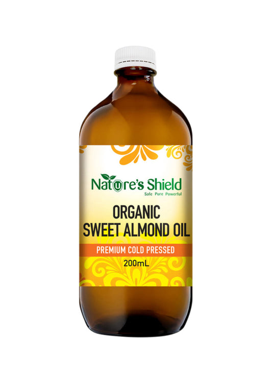 Nature's Shield Organic Sweet Almond Oil 200ml