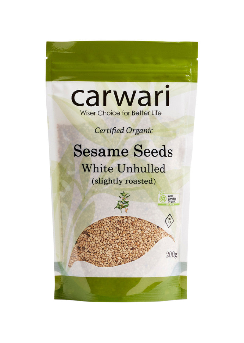 Carwari Sesame Seeds White Unhulled 200g