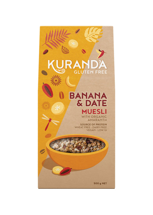 Kuranda Gluten Free Muesli Banana and Date 500g