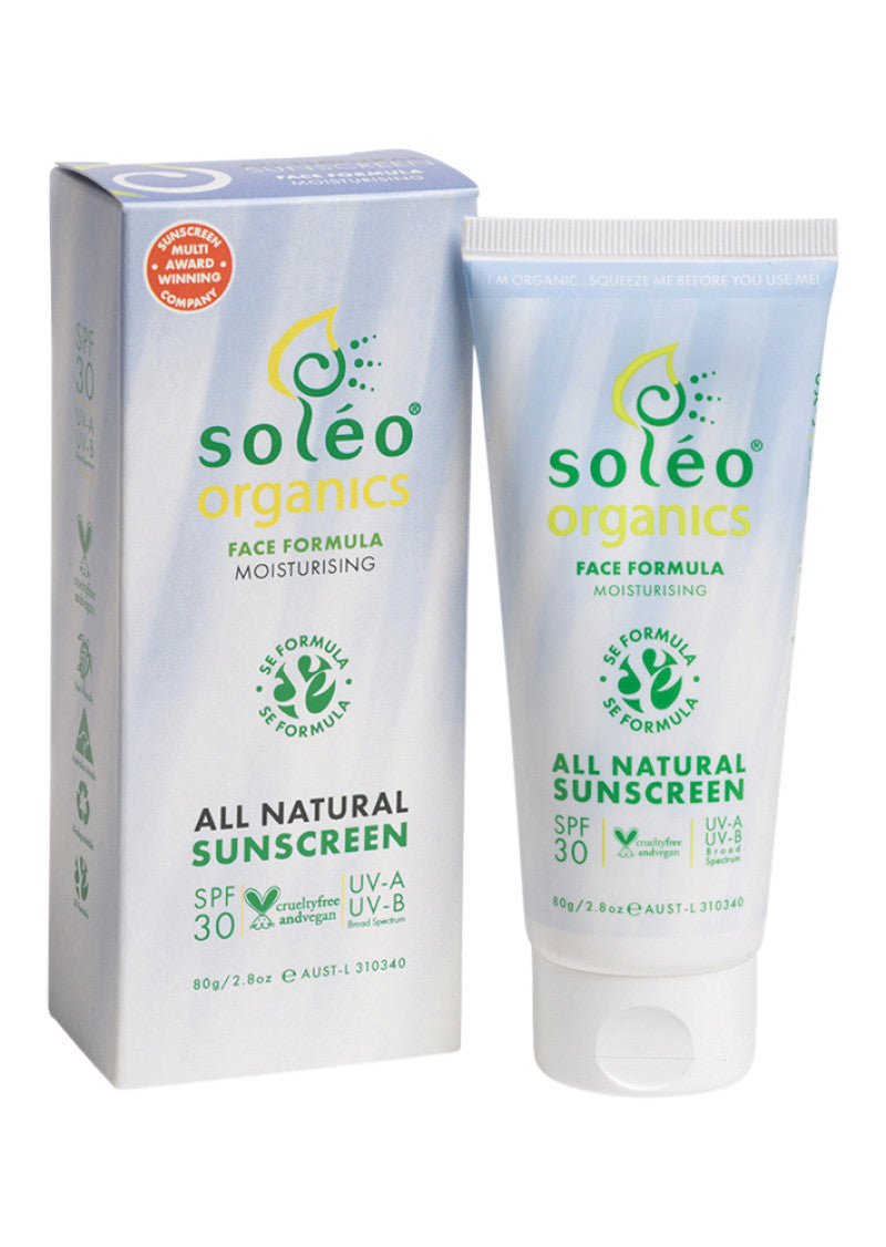 Soleo Org Sunscreen Spf30 Face ** Obsolete Manufacturer **