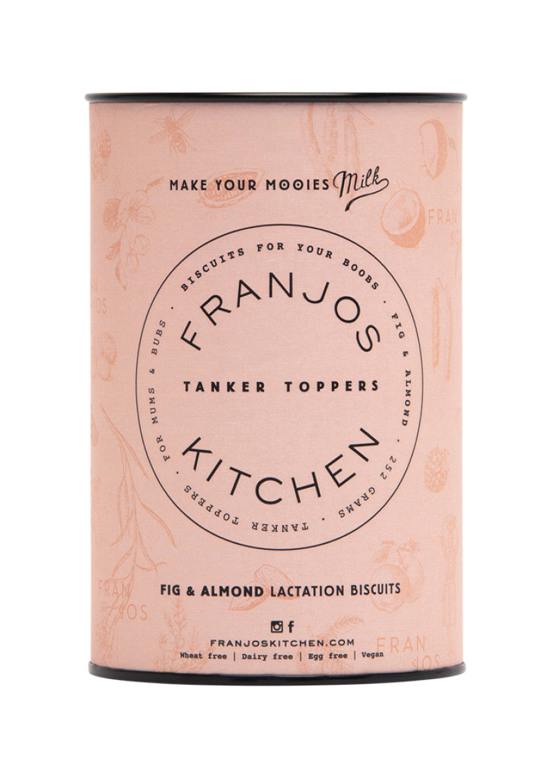 Franjos Kitchen Biscuits Lactation Fig Almond Tanker Topper 252g