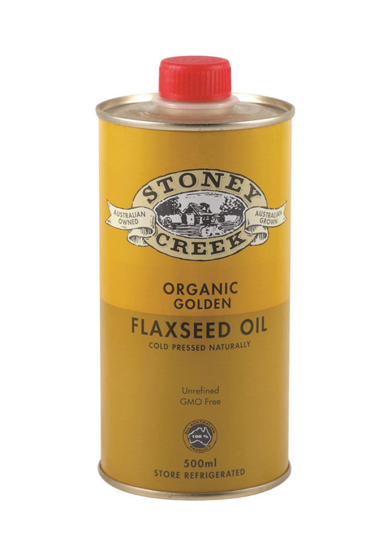 Stoney Creek Organic Flaxseed Oil Golden 500ml