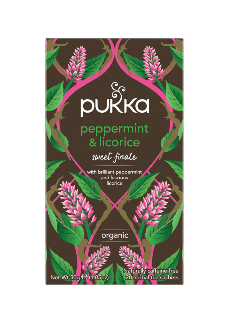 Pukka Org Peppermint And Licorice X 20 Tea Bags