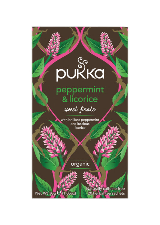 Pukka Org Peppermint And Licorice X 20 Tea Bags