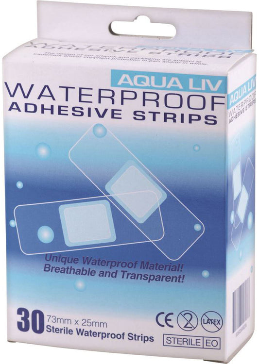 Waterproof Adhesive Strips x 30 Pack