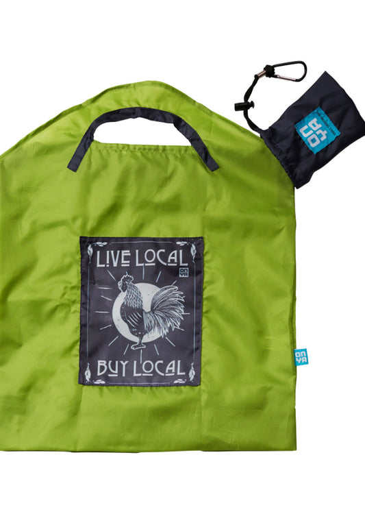 Onya Reusable Shopping Bag Apple Live Local (small)