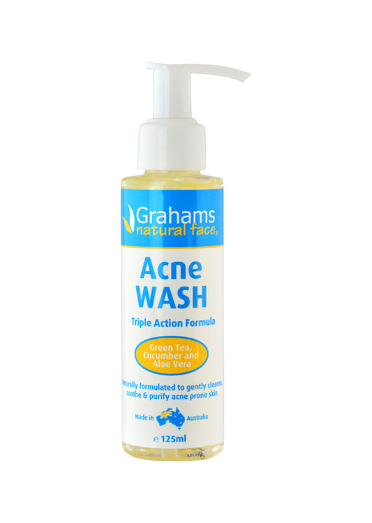 Grahams Natural Acne Wash 125ml